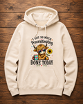 Procrastinating Highland Cow Hoodie