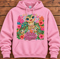 Turtle Mama Rhinestone Graphic Hoodie Sea Turtle Mom