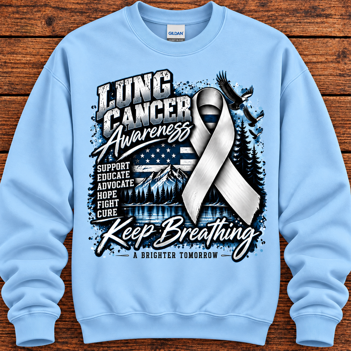 Lung Cancer Awareness Sweatshirt