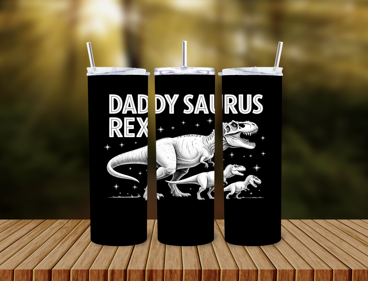 Daddy Saurus Rex 20 oz Tumbler