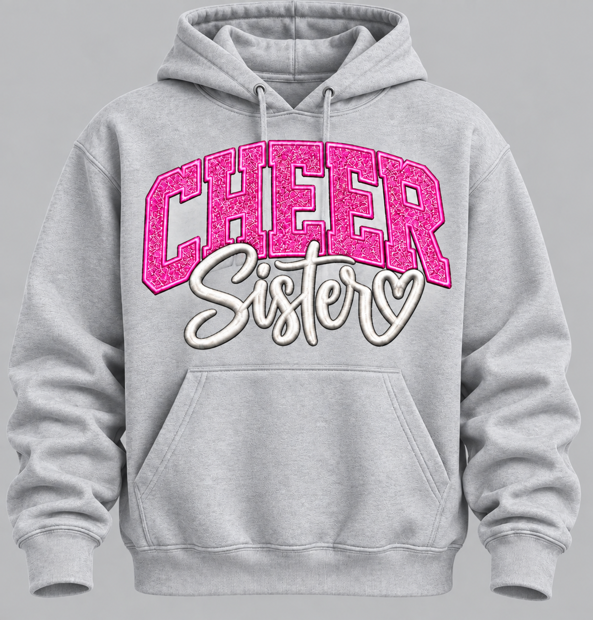Cheer Sister Glitter Hoodie