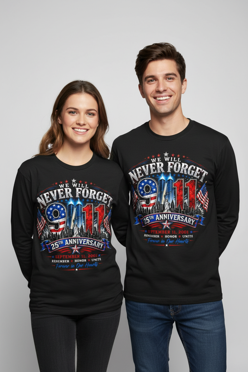 9/11 Never Forget Shirt - Unisex