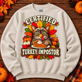 Certified Turkey Impostor Thanksgiving Sweatshirt