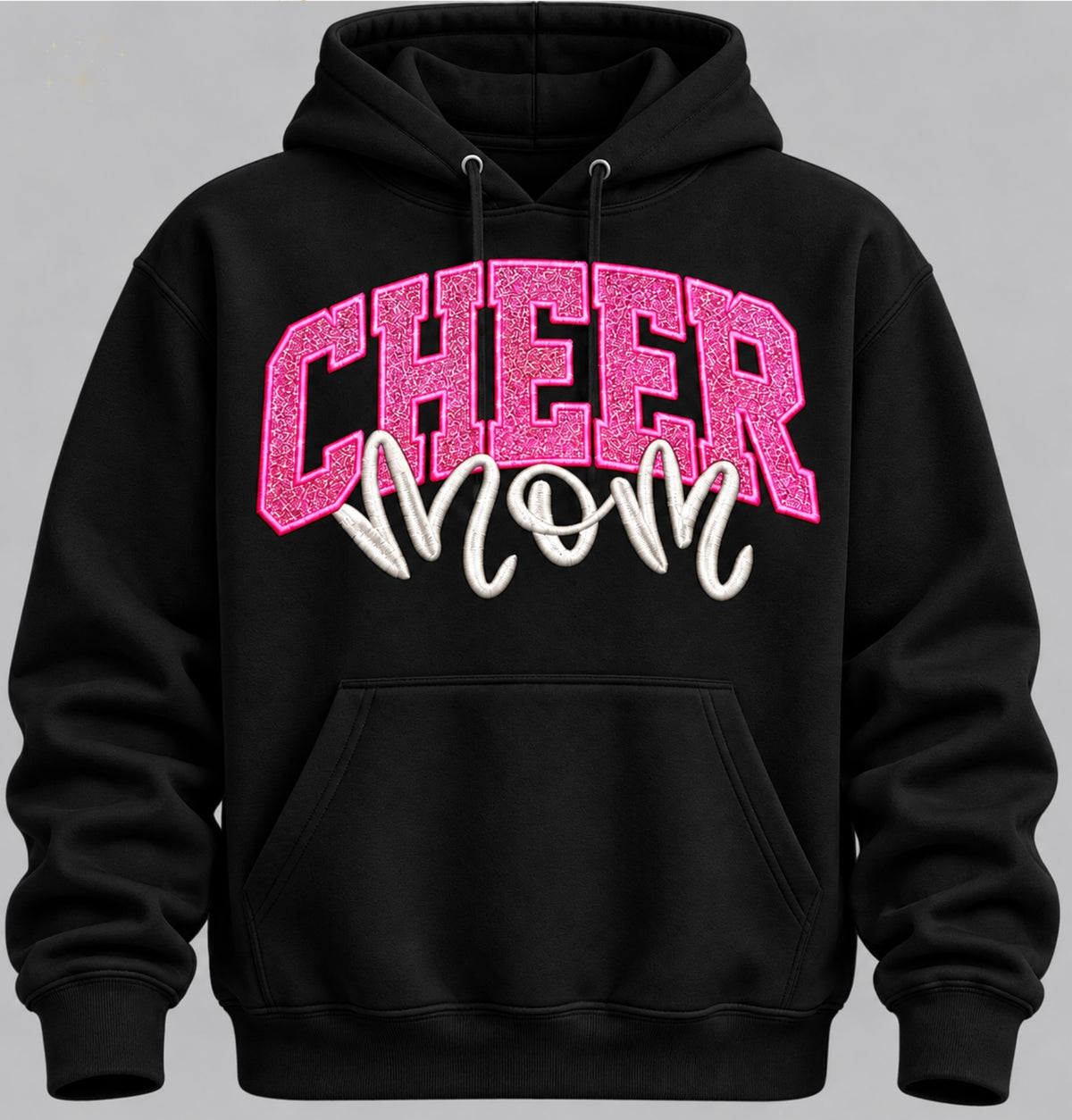 Cheer Mom Glitter Hoodie