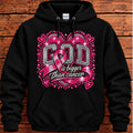 God Is Bigger Than Cancer Pink Ribbon Awareness Hoodie
