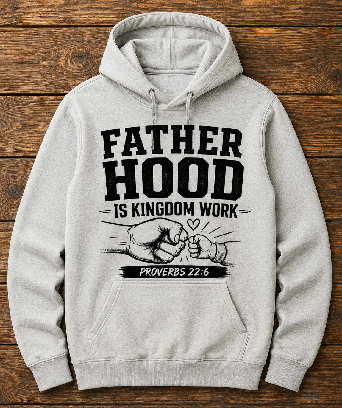 Fatherhood Is Kingdom Work Faith Hoodie