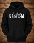 Groom Skeleton Hands Black Hoodie