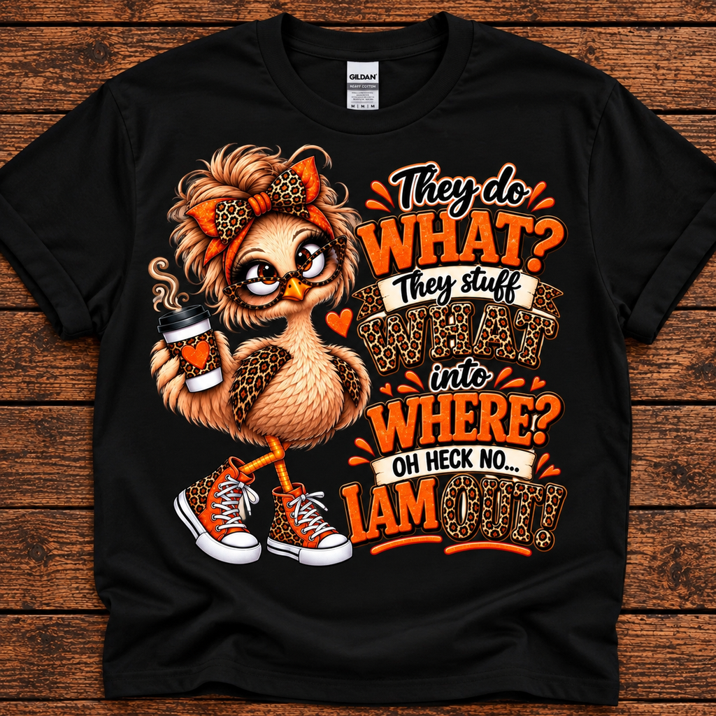 They Do WHAT?! Funny Thanksgiving Bird Long Sleeve Shirt