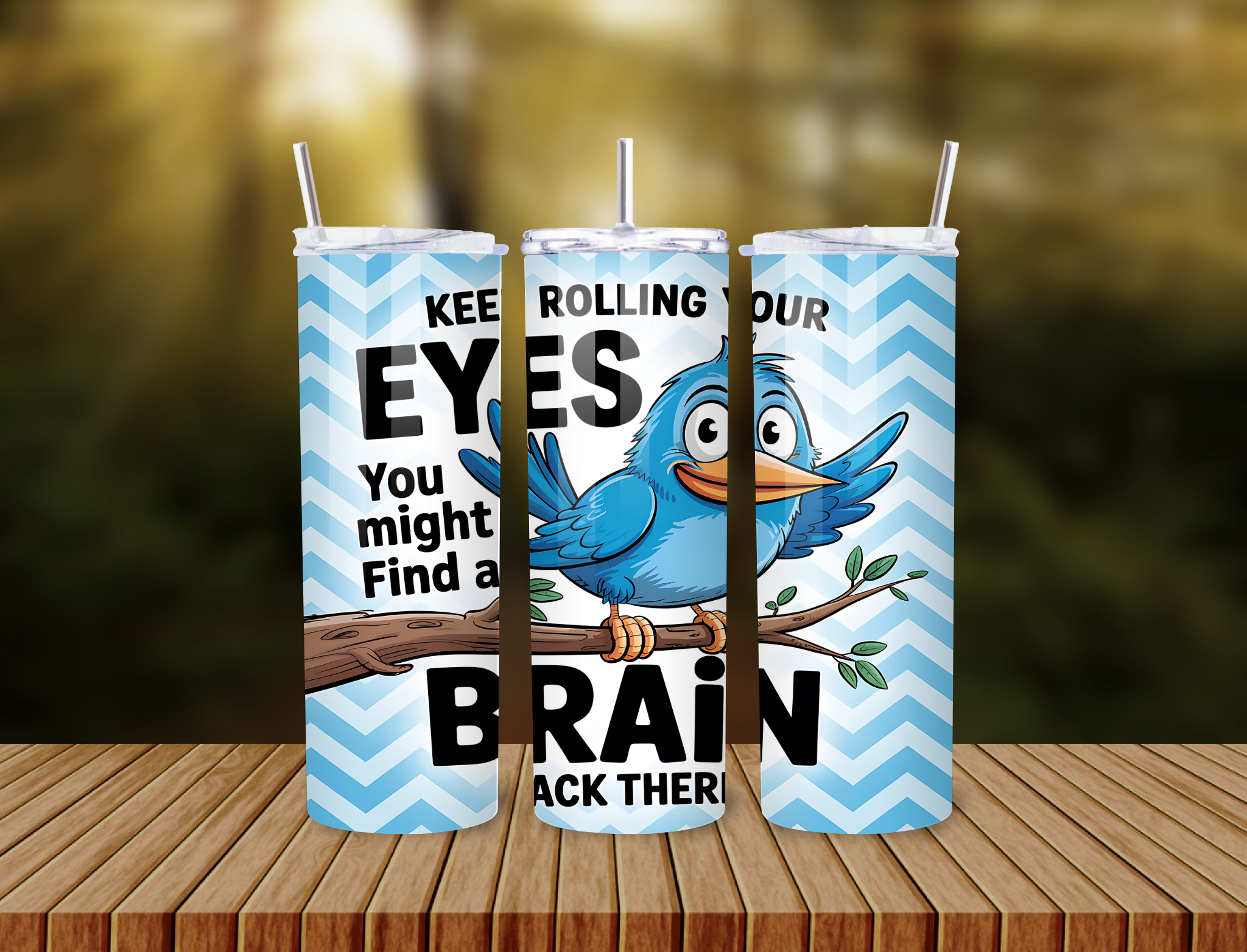 Keep Rolling Your Eyes 20 Oz Tumbler