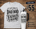 Dad Bod Father Figure Matching Bundle – T-Shirt + 40 oz Tumbler