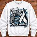 Lung Cancer Awareness Sweatshirt