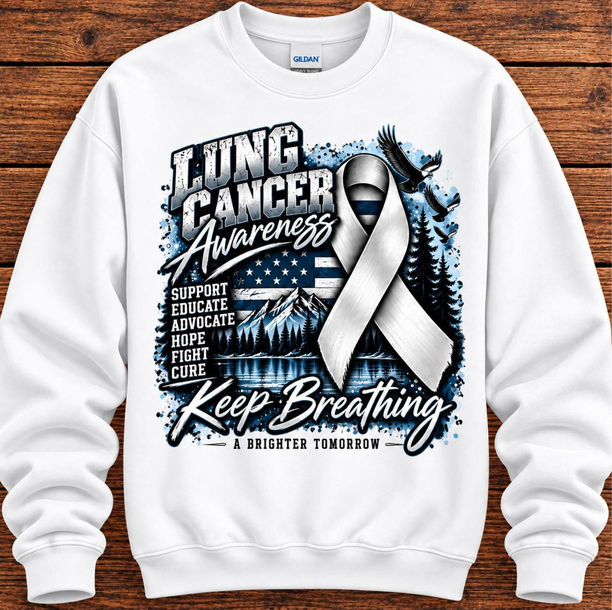 Lung Cancer Awareness Sweatshirt