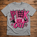 PINK OUT FOOTBALL T-SHIRT