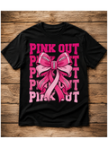 PINK OUT FOOTBALL BOW T-SHIRT Available