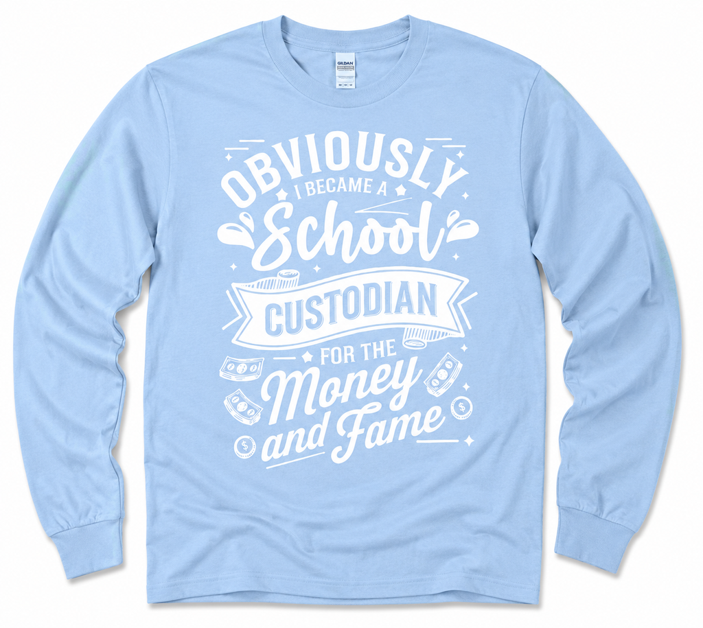 MONEY & FAME SCHOOL CUSTODIAN T-SHIRT
