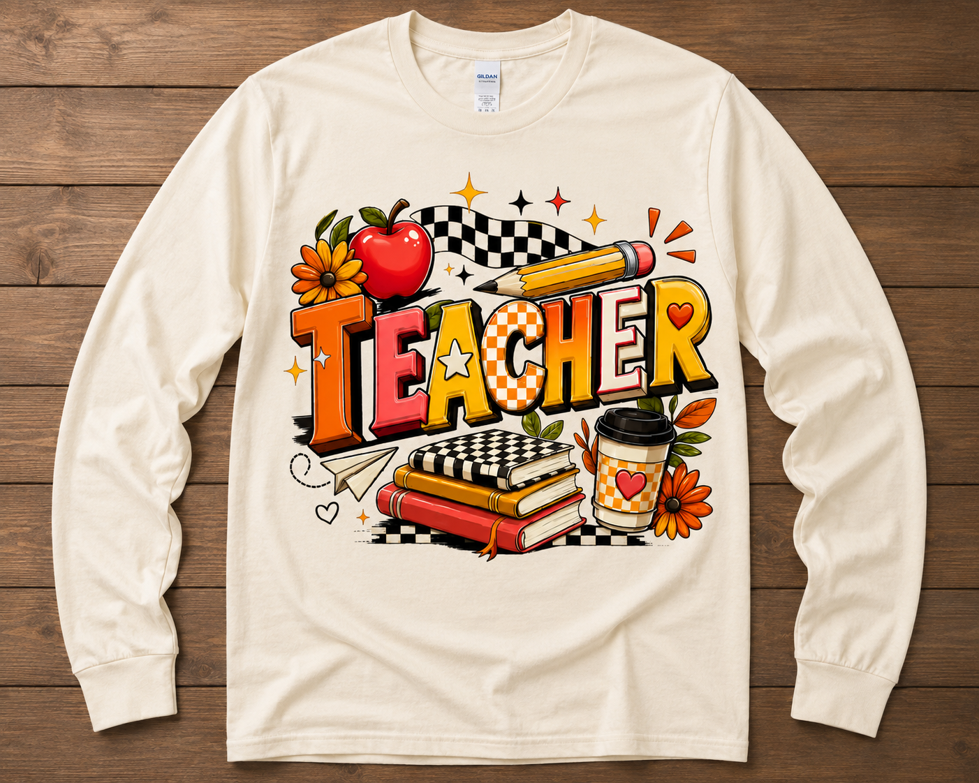 RETRO TEACHER T-SHIRT