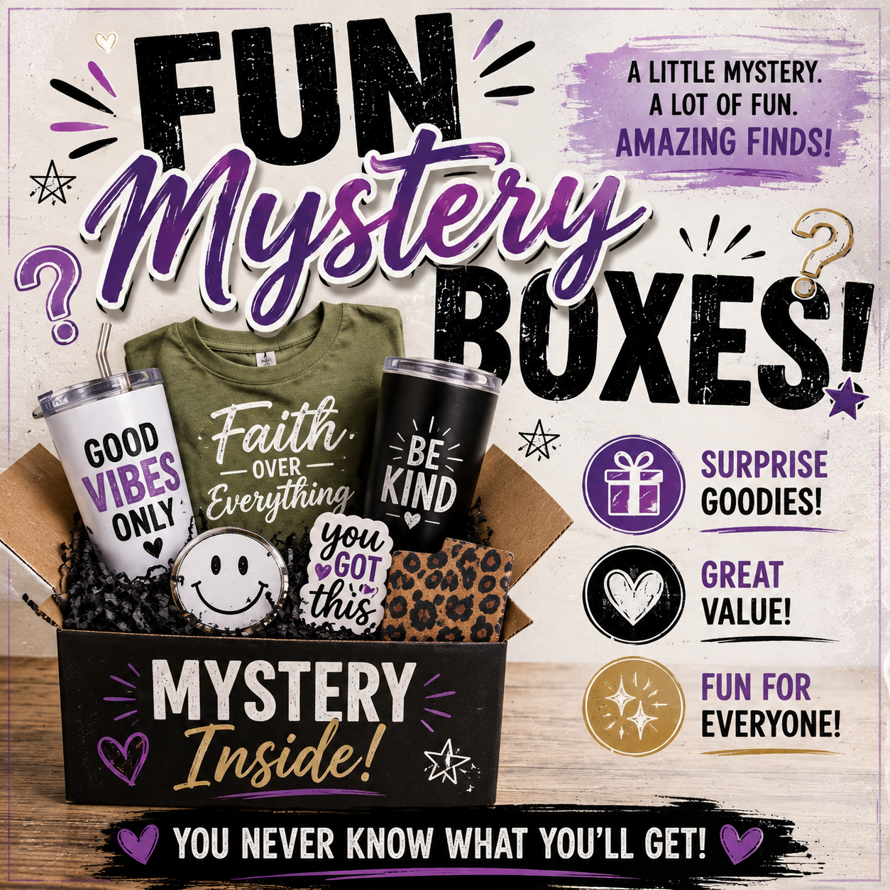 Mystery Box Surprise Goodies Inside!