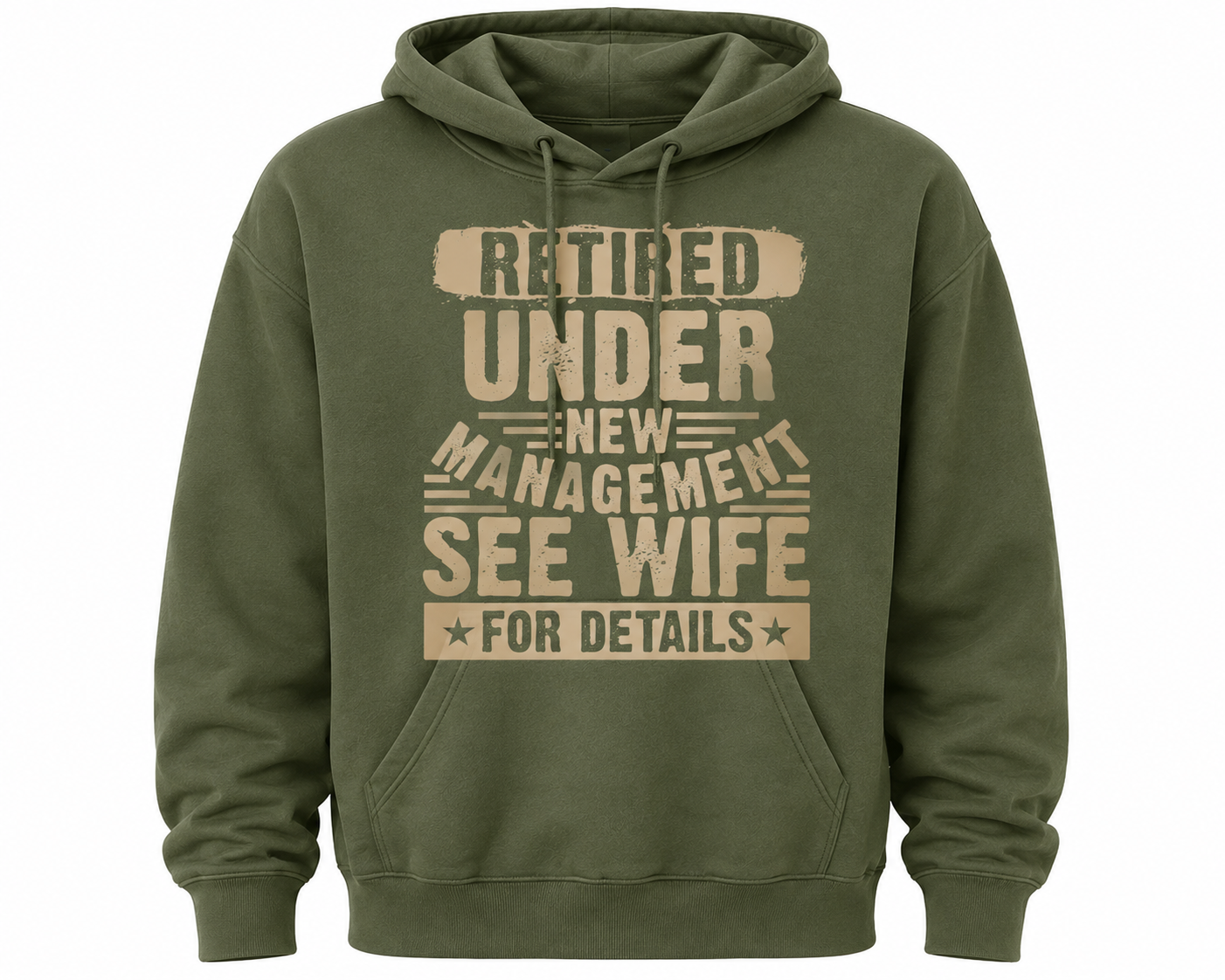 Retired Under New Management – See Wife for Details Hoodie