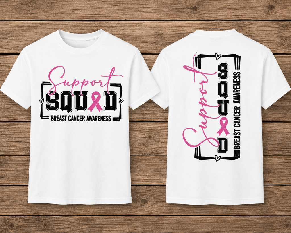 Support Squad Breast Cancer Awareness Shirt