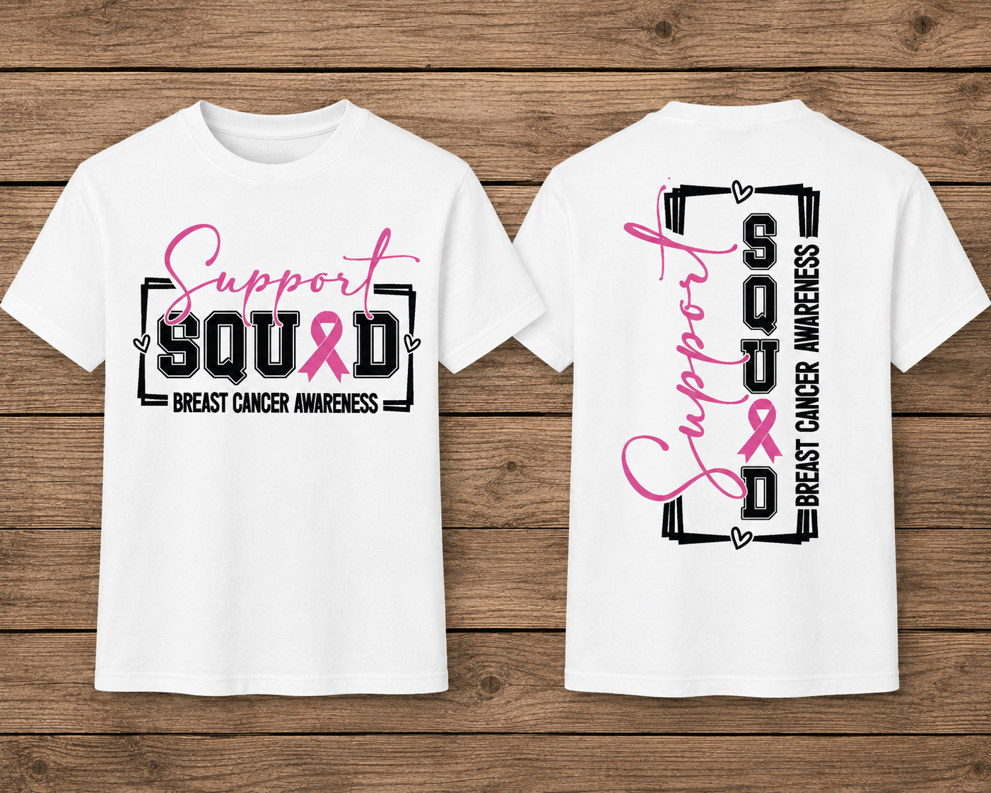 Support Squad Breast Cancer Awareness Shirt