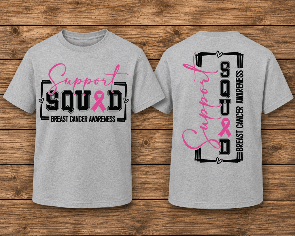 Support Squad Breast Cancer Awareness Shirt