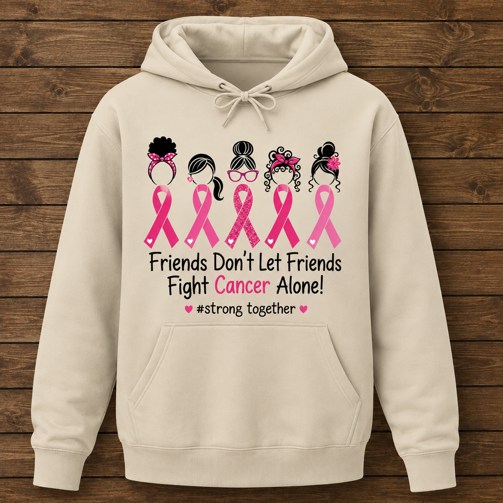 Friends Don’t Let Friends Fight Cancer Alone Hoodie