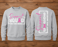 Support Squad Breast Cancer Awareness Front & Back Sweatshirt