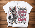 Giddy Up Sparkle Farts Rhinestone-Look Graphic Shirt