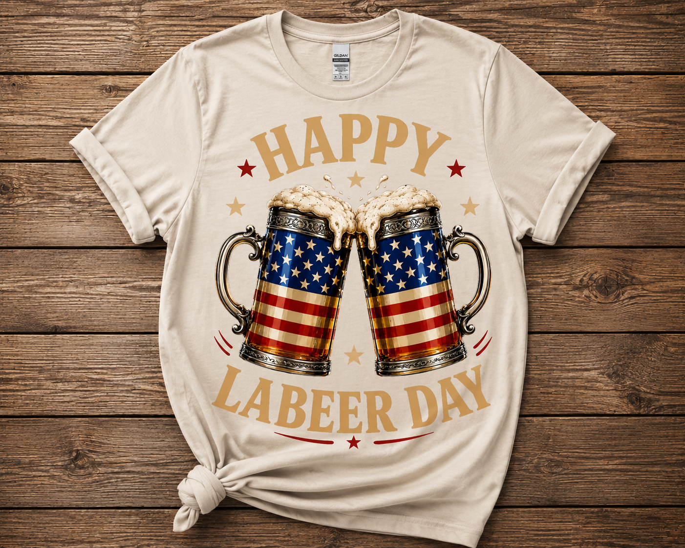 Happy LaBeer Day Patriotic Graphic Shirt