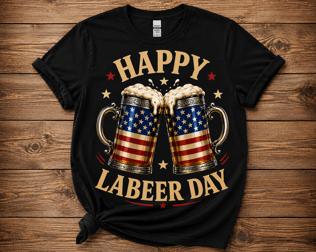 Happy LaBeer Day Patriotic Graphic Shirt