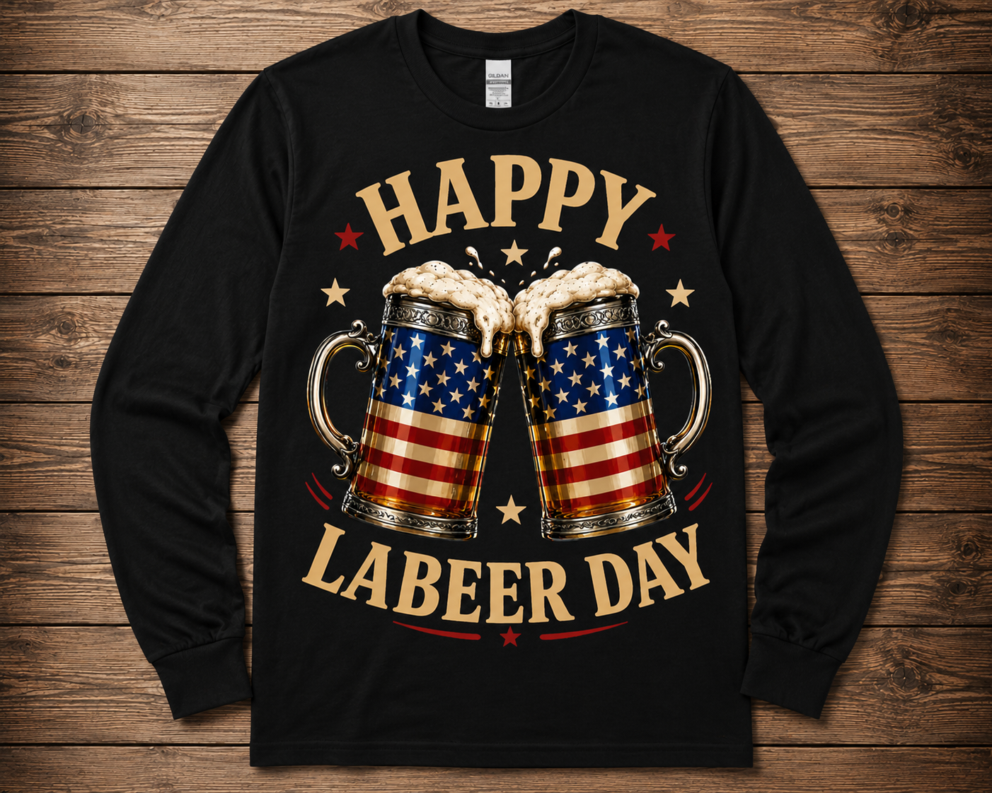 Happy LaBeer Day Patriotic Graphic Shirt