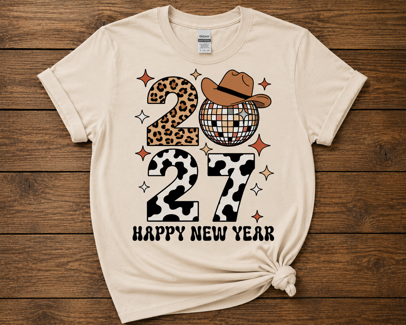 2027 Western New Year Graphic Shirt