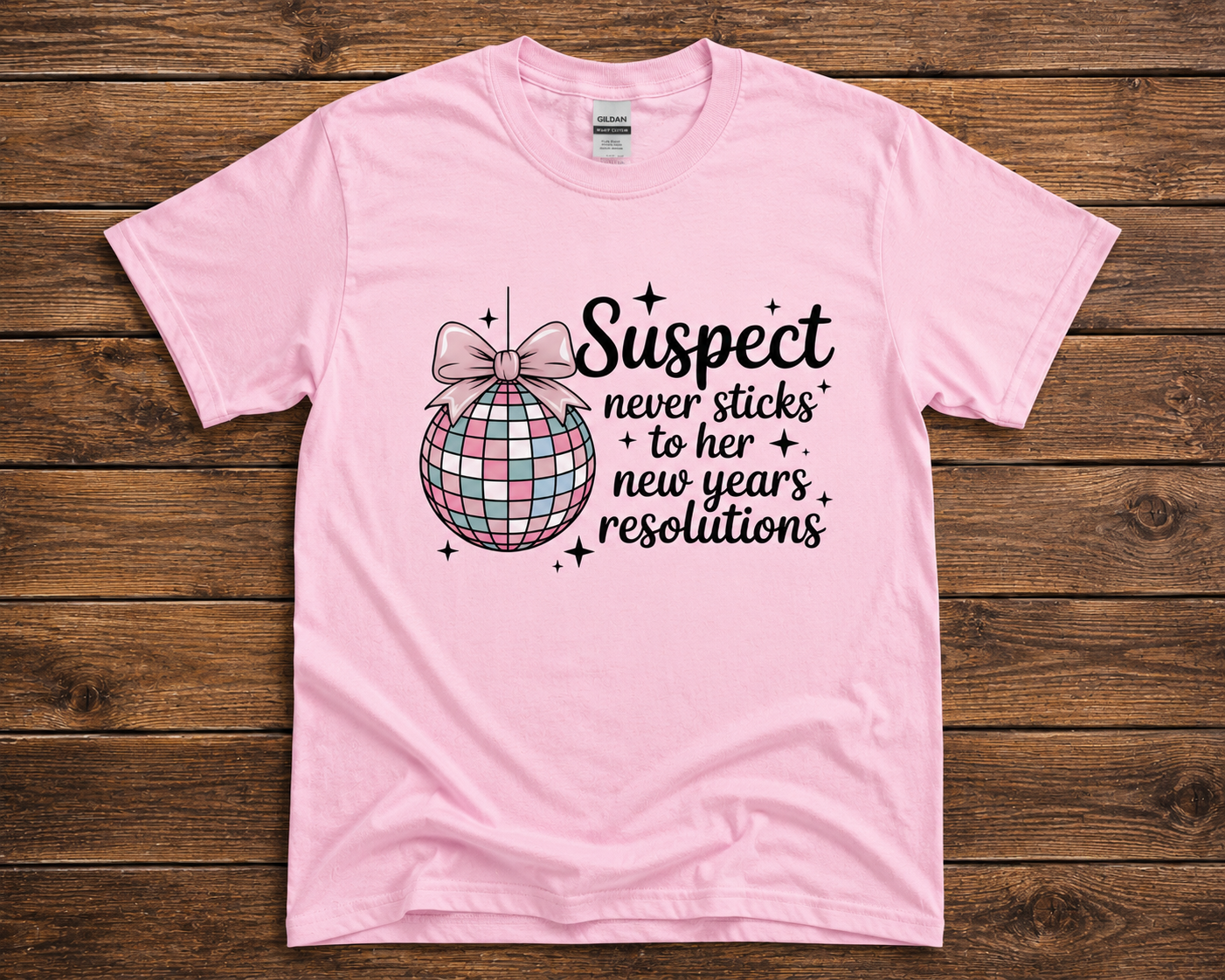 Suspect Never Sticks to Her New Year’s Resolutions Graphic Shirt