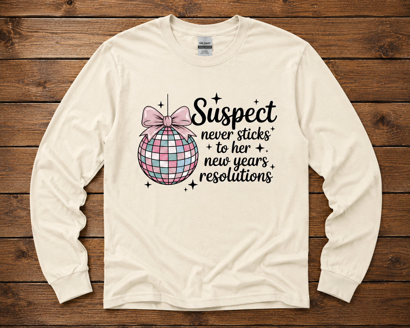 Suspect Never Sticks to Her New Year’s Resolutions Graphic Shirt