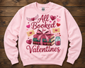 All Booked for Valentine’s Graphic Sweatshirt