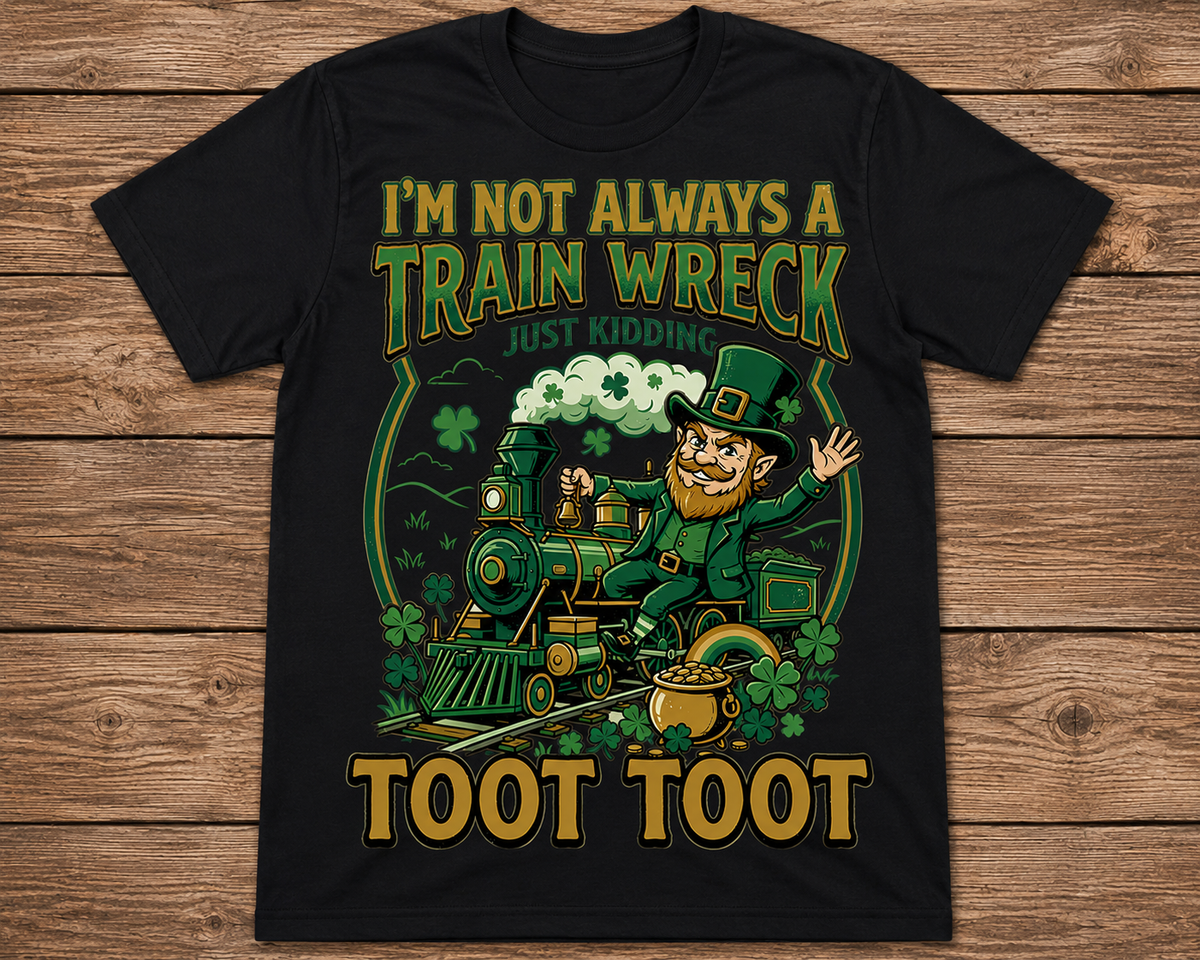 I’m Not Always a Train Wreck St. Patrick’s Day Shirt