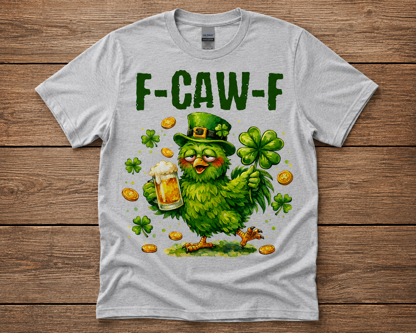 F-CAW-F Funny St. Patrick’s Day Graphic Shirt