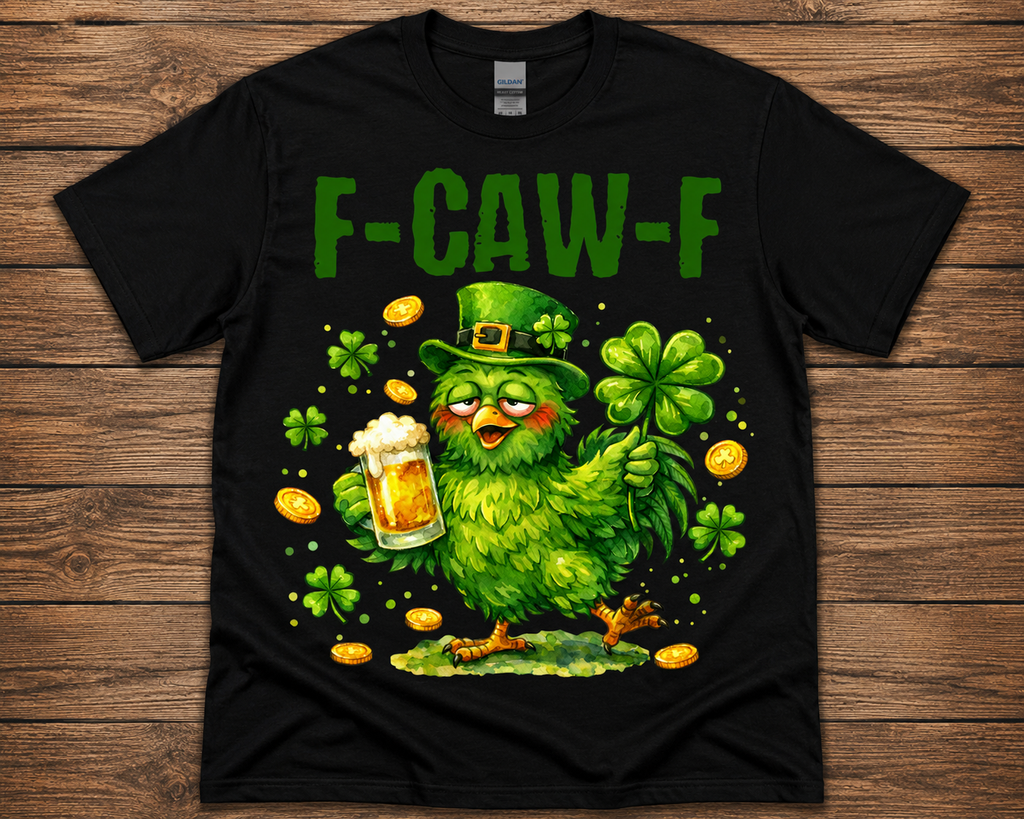 F-CAW-F Funny St. Patrick’s Day Graphic Shirt