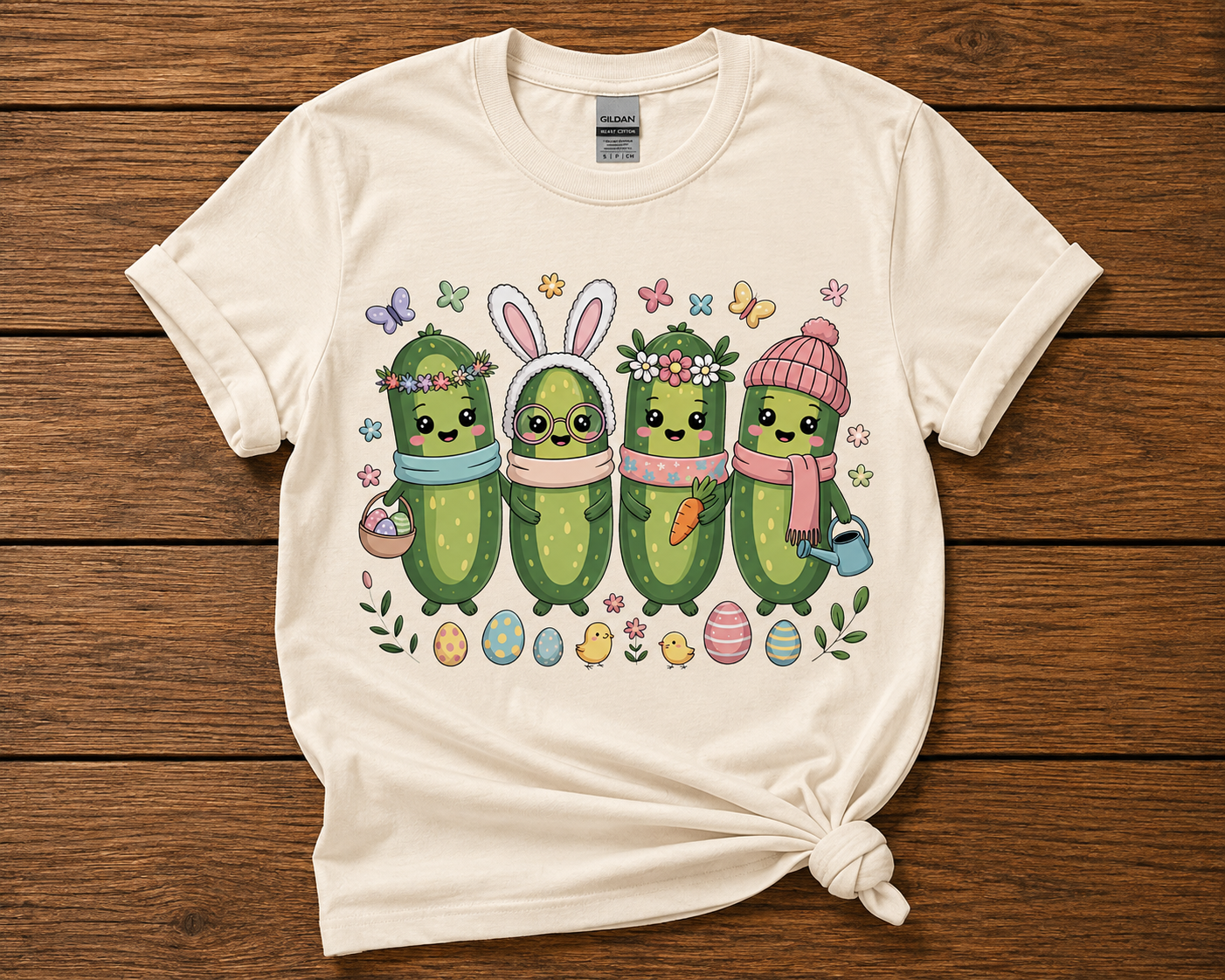 Easter Cactus Crew Graphic Shirt