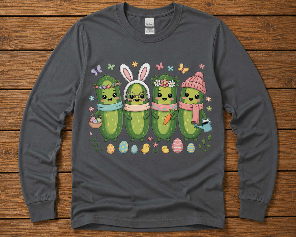 Easter Cactus Crew Graphic Shirt