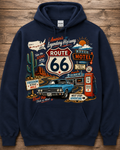 Route 66 America’s Legendary Highway Graphic Hoodie