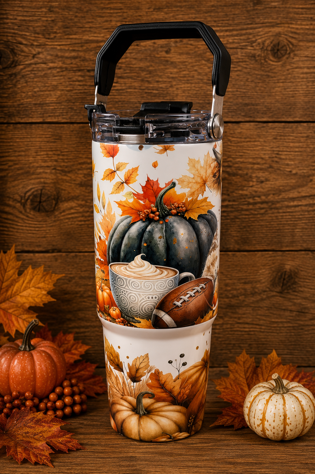 Hey Fall Highland Cow 30 oz Tumbler