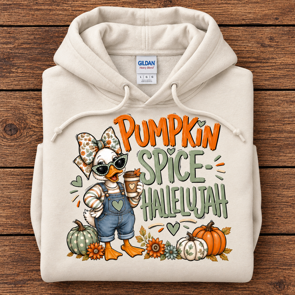 Pumpkin Spice Hallelujah Fall Hoodie