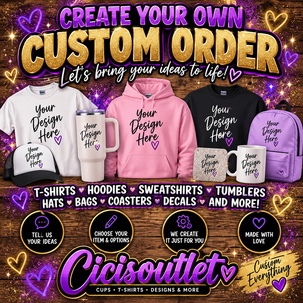 Create your own custom Order