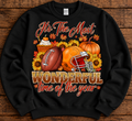 Most Wonderful Time of the Year Football Sweatshirt | Fall Game Day Crewneck