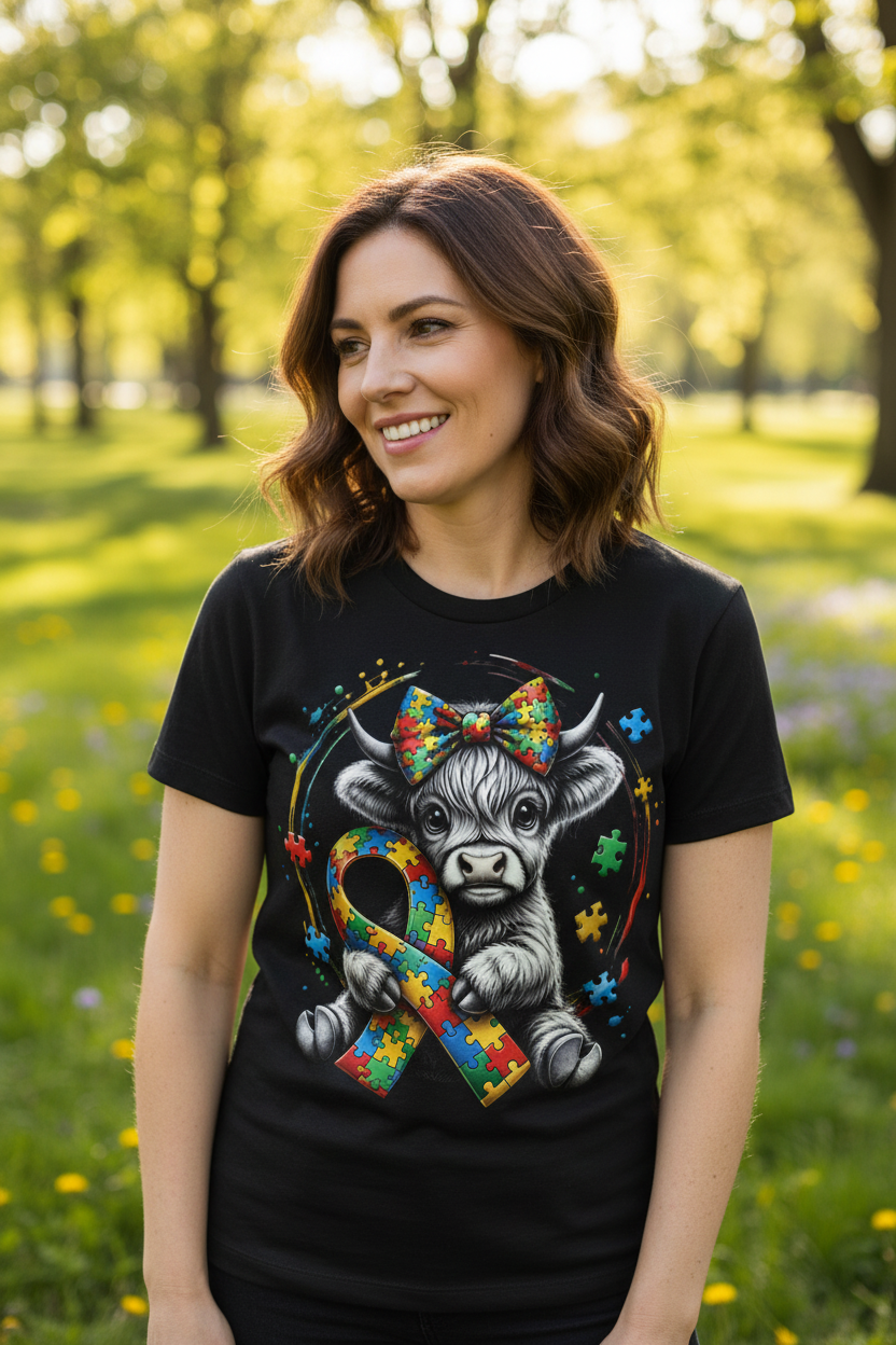 Autism Cow T-Shirt