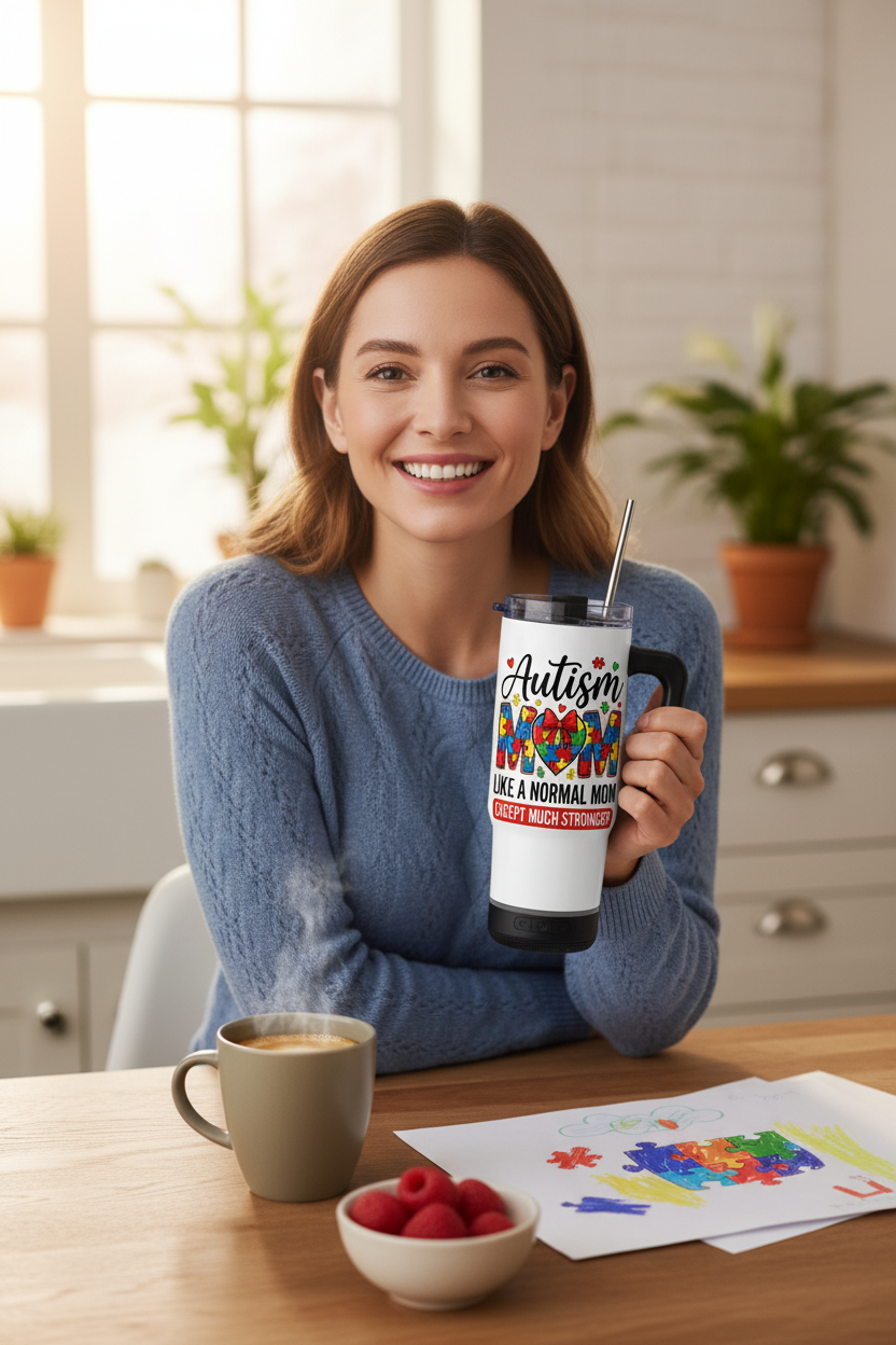 Autism Mom Tumbler