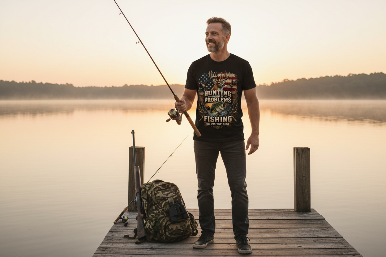 Hunting Fishing Tee