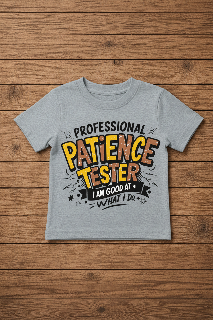 Professional Patience Tester – Gray on Wood