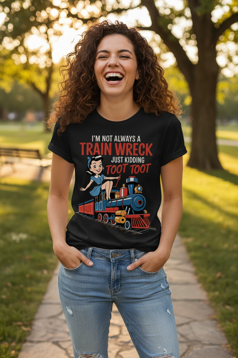 Train Wreck Tee Lifestyle